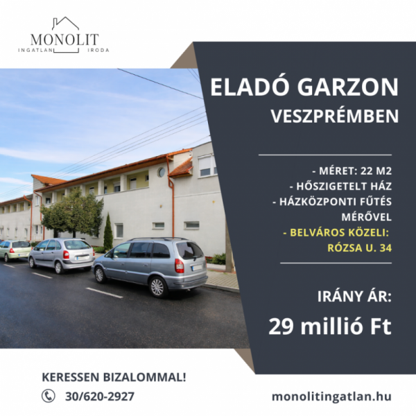 eladó tégla lakás Veszprém Vécsey utca